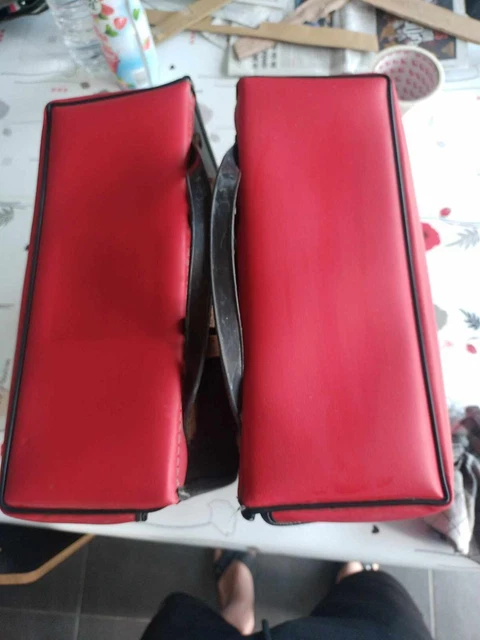 Lot De 2 Sacoches De Vélo Vintage Pour Mobylettes Ou Solex Anciens - Occasion