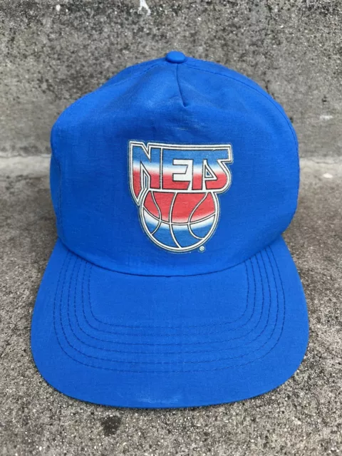 90's New Jersey Nets AJD NBA Snapback Hat – Rare VNTG