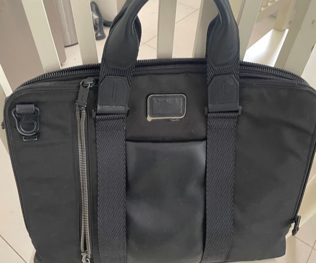 Tumi Aviano Laptop Slim Brief Briefcase - Black