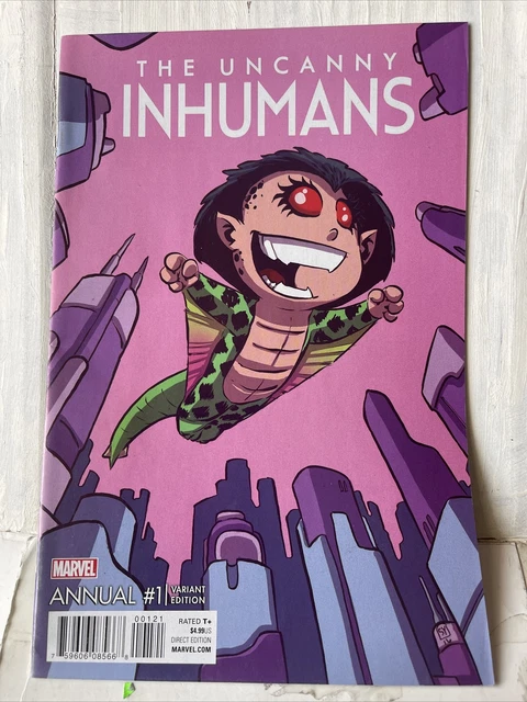 The Uncanny Inhumans Annual #1 Skottie Young Baby Variant Marvel Comics 2016