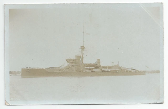 HMS HERCULES COLOSSUS Klasse Schlachtschiff Royal Navy RP PC EUR 14,05