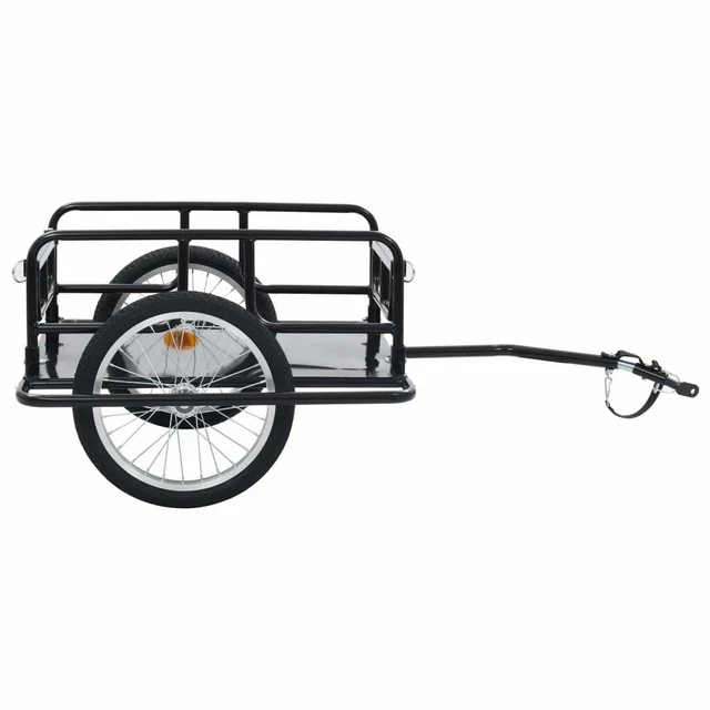 STEEL FRAME BICYCLE Bike Cargo Trailer Vehicle Luggage Cart Carrier