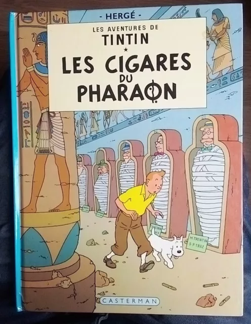 BD Hergé - Les Aventures de TINTIN - Les Cigares du Pharaon - 1983