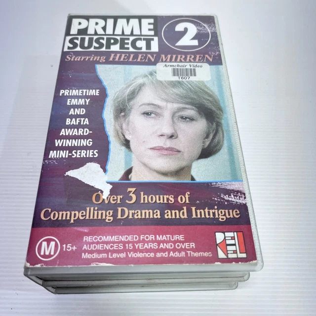PRIME SUSPECT Series Helen Mirren x VHS Tapes