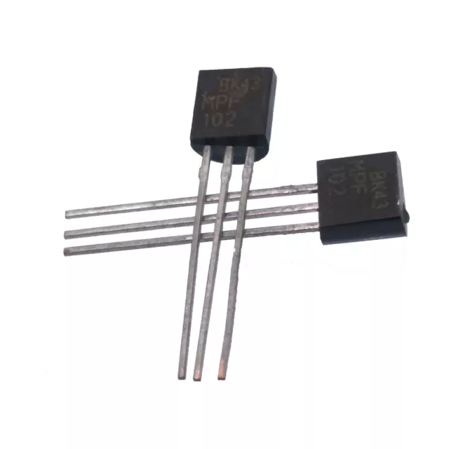 10pcs MPF102 MPF102G TO-92 JFET 25V 10mA Transistor New