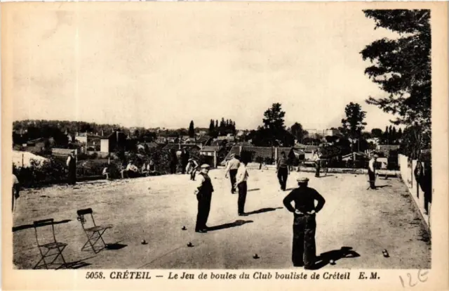 CPA CRETEIL Le Jeu de boules du Club boulista de CRETEIL (569903)