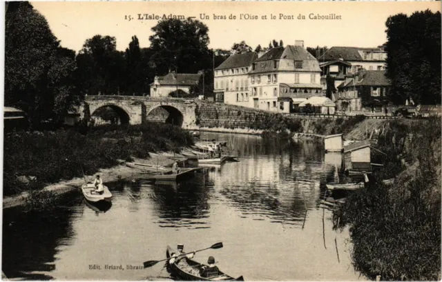 CPA ISLE-ADAM - Un bras de l'Oise et le Pont du Cabouillet (107830)