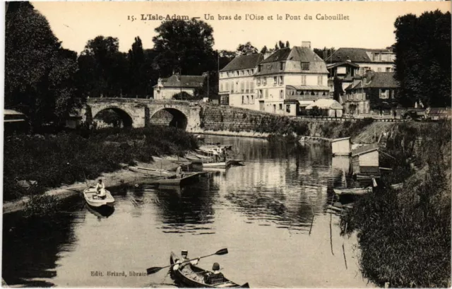 CPA ISLE-ADAM - Un bras de l'Oise et le Pont du Cabouillet (107830)
