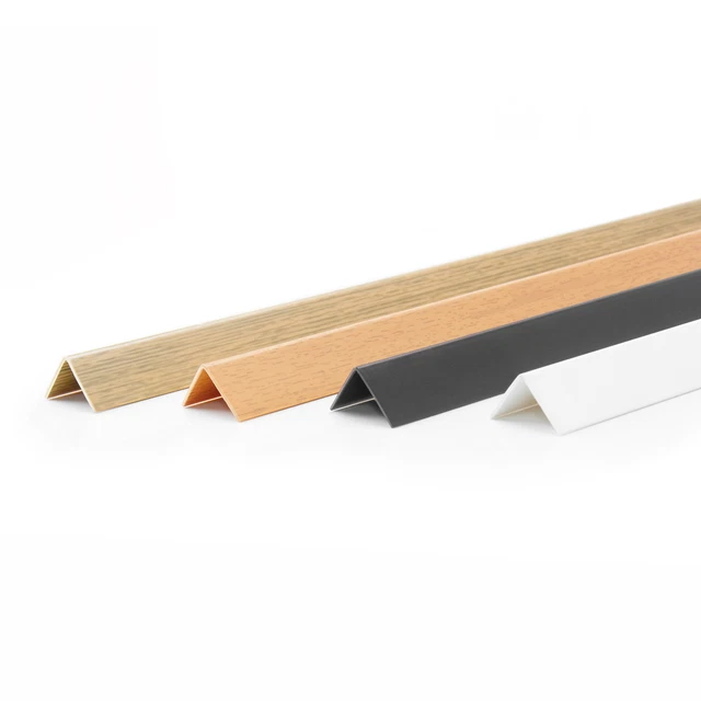 2M PVC 20MM x 20mm CORNIÈRE 90 degrés baguette d'angle coin différentes