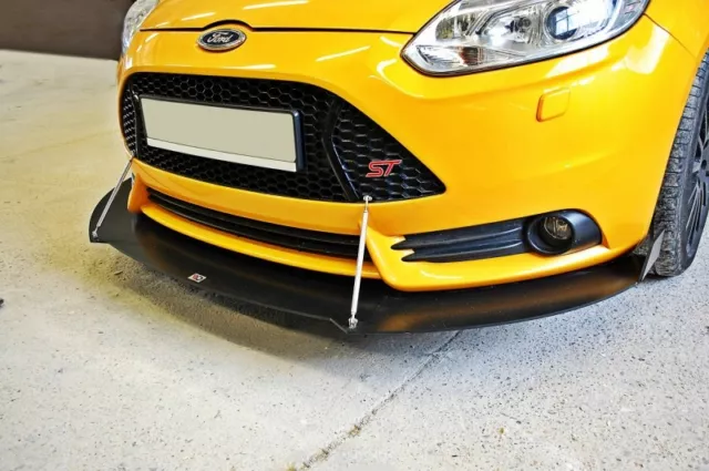 Front Racing Splitter V2 Maxton Design ABS For Ford Focus Mk3 St Preface