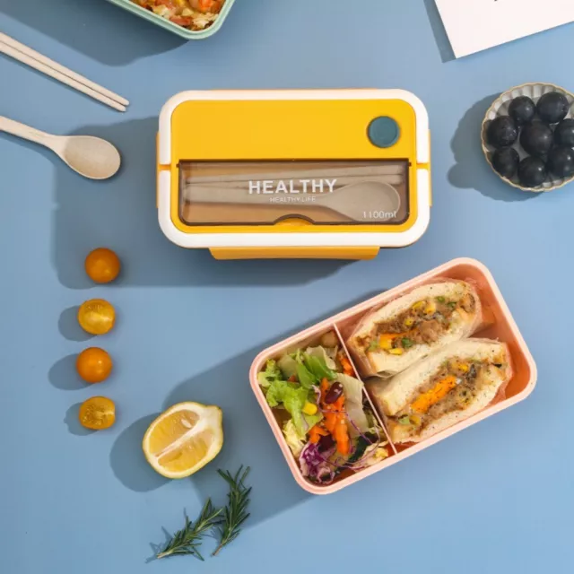 Plastic Food Containers With Foldable Handle Food Box durable Lunchbox  Picnic