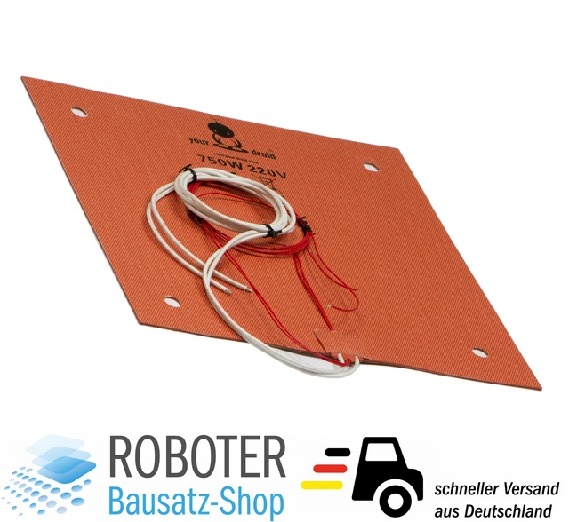 YourDroid Magnetische Druckoberfläche 235x235mm – Für Ender 3, CR20, Tevo 3D-Drucker