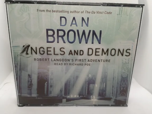 Angels and Demons by Dan Brown  (Audio Book CD) FREE FAST POST