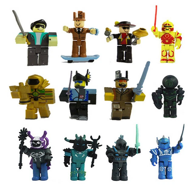 24pcs Roblox Legends Classic Noob Captain Champions Action Figures 8cm Kids  Gift