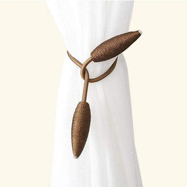 Beautiful Alloy Solid Curtain Holders Tieback Coffee Set of 2 Pcs 3
