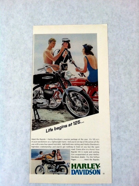 125cc harley davidson motorcycle