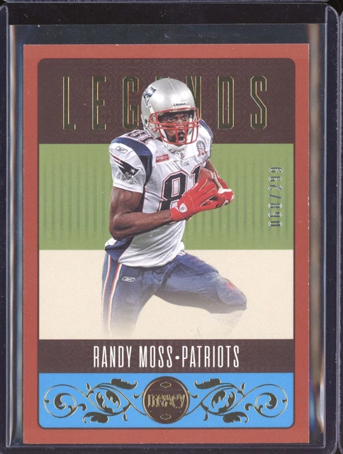 Randy Moss 2023 Panini Legacy Legends Red 68/299