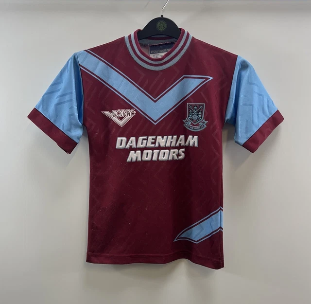 Maillot Extérieur Pony West Ham United 1995-1997 - Taille L - Occasion - Rare