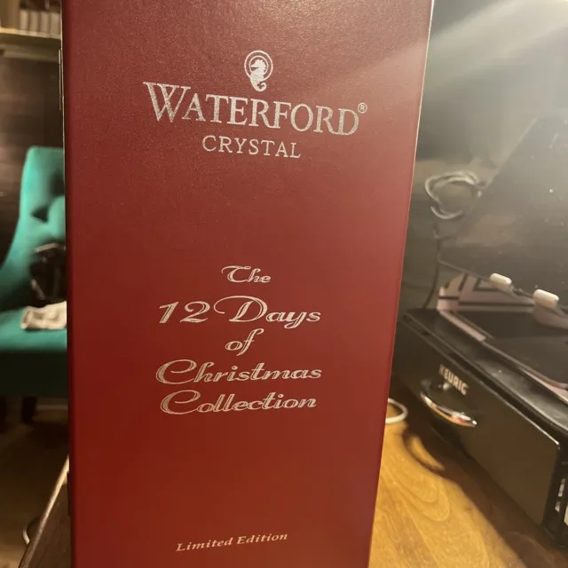 Waterford Crystal Twelve 12 Days of Christmas Flute 3 French Hens