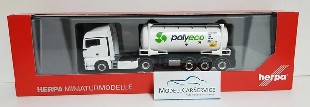 Herpa Réservoir Alimentaire Man TGX GM Semi-remorque ITC (Pays-Bas/OSS) - Modèle Miniature 1:87