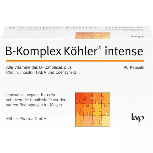 B-Komplex Köhler intense Kapseln schützt die Inhaltsst, 90 St. Kapseln 14448282