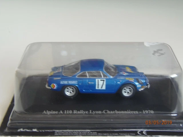 Audi Quattro 1/43 Hachette No.2 Yacco B.Darniche / A.Mahe Rally Lyon Charbonnieres 1984