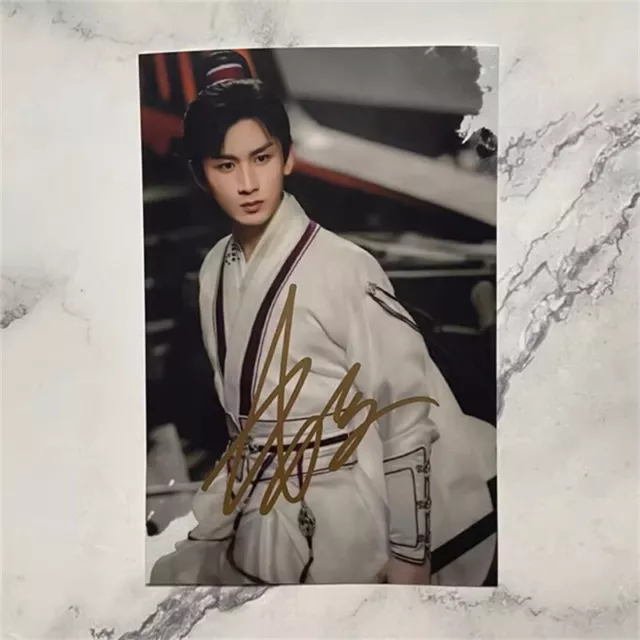 Mysterious Lotus Casebook Cheng Yi Autographed Photo Signature Collection 成毅亲笔签名