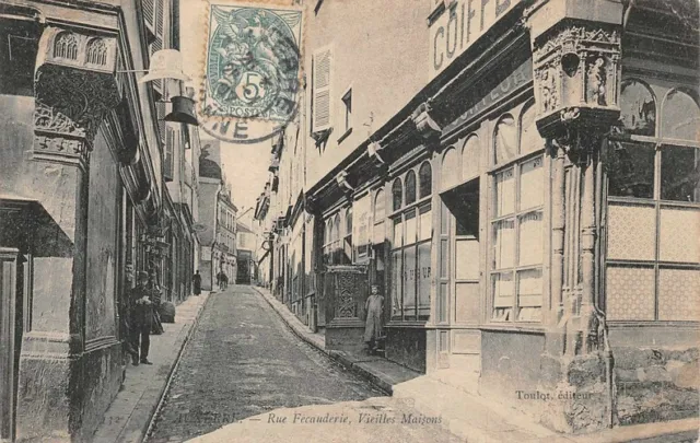 Auxerre - Street Fécauderie, Vieilles Houses