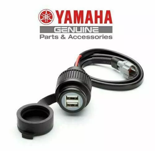 Genuine Yamaha 12V TWIN presa di alimentazione USB MT07, 09, 09 SP Tracer 7  9