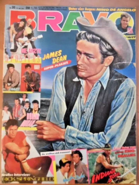 BRAVO 30 - 1984 James Dean ÄRZTE Duran Wham Nik Spandau Scorpions Depeche Mode