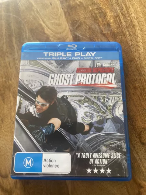 Mission Impossible - Ghost Protocol | Blu-ray + DVD + Digital Copy Like New
