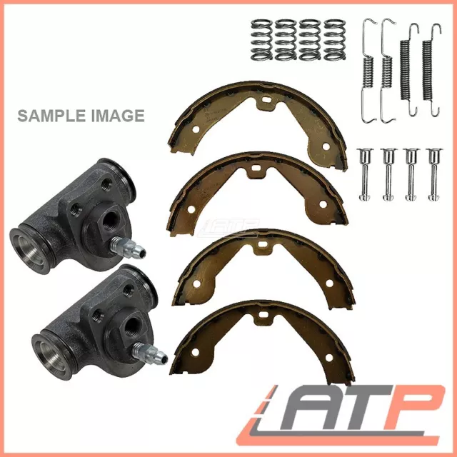 2x WHEEL BRAKE CYLINDER+BRAKE SHOE KIT SET DRUM BRAKE REAR FOR SEAT INCA 1.4-1.9