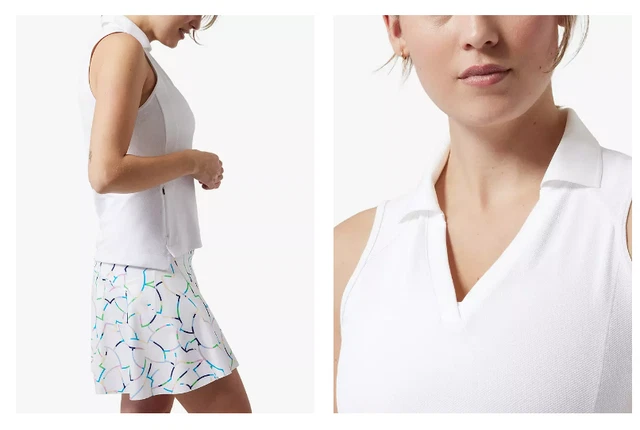 Polo Athleta Everyday, bianco brillante - Large taglia 14