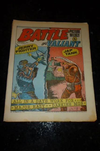 BATTLE PICTURE WEEKLY & VALIANT Comic - Date 04/12/1976 - UK Comic