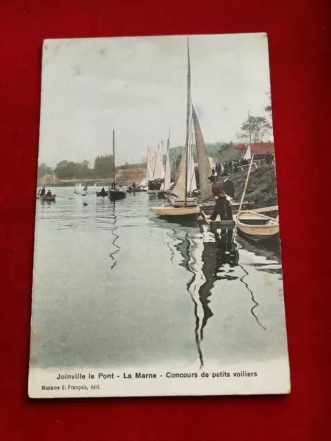 CPA 94 JOINVILLE le PONT - La Marne - Concours de petits Voiliers