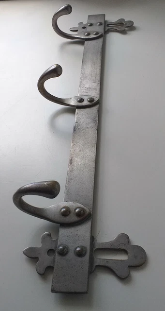 Antique Nickel plated Brass Coat Hanger 3