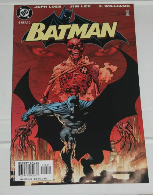 Batman #618 (2003, DC) NM+ Hush Part 12 "Heroes" Gatefold Cover Variant