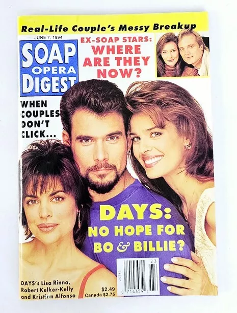 Soap Opera Digest Magazine June 7 1994 Lisa Rinna, Robert Kelker-Kelly No Label