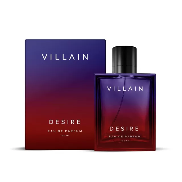 Villain Desire Eau De Parfum for men Premium Long Lasting Perfume Spray 100ml