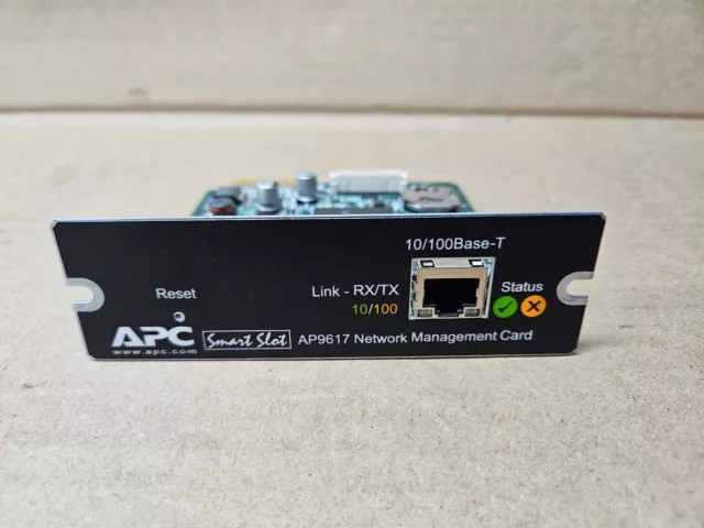 GENUINE APC AP9617 10/100 SmartSlot NETWORK MANAGEMENT CARD