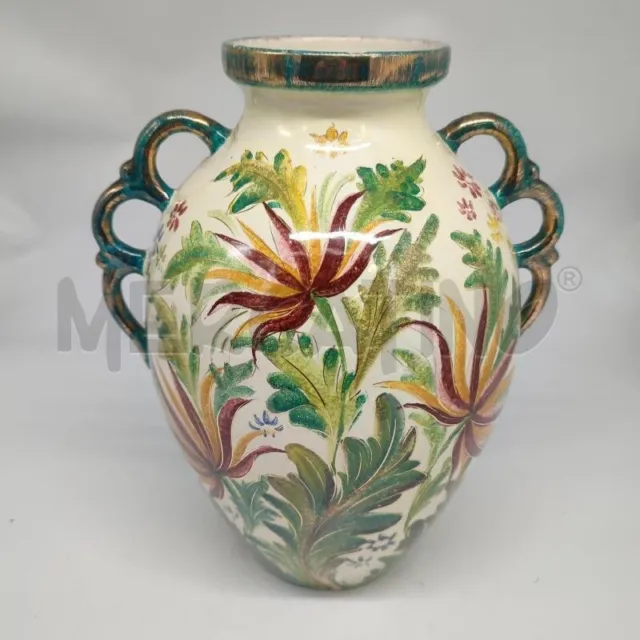Vaso Ceramica Zulimo Aretini Novara Anni 50