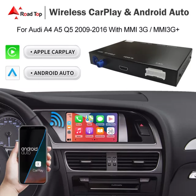 CarPlay für Audi A4 A5 S4 S5 Q5 RS4/5 Android Auto Wireless Mirror Link AirPlay