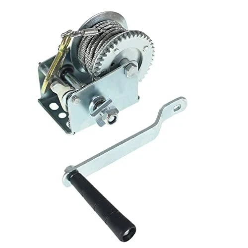 raseparter 800lbs Hand Winch Heavy Duty Boat Winch with 8m 26.2ft Cable Manua...