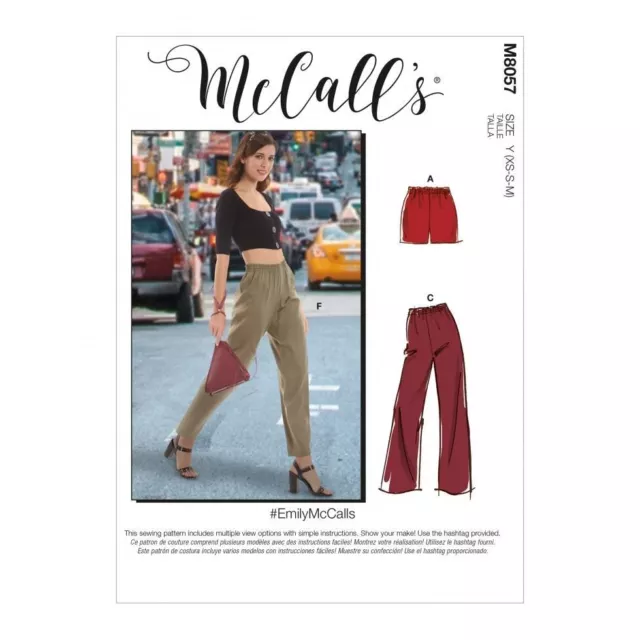 McCalls Sewing Pattern 8057 ZZ (LRG-XLG-XXL)