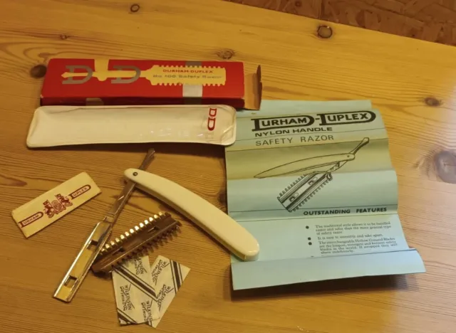 Durham-Duplex No 1 Safety Razor~ Complete With Instructions