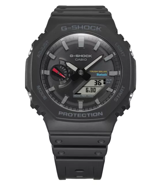 C asio g-shock bluetooth GA-2100 carica solare uomo unisex  nero  crono resina