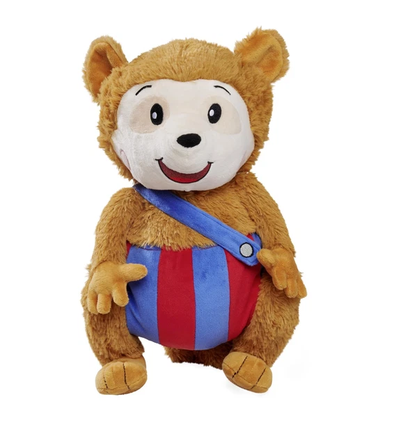 Peluche Bobo El Lirón Cantarín De Simba, 35 Cm, Presiona Su Pie Y Canta La Canción De La Serie, Libro Infantil Incluido, Para Niños +3 Años