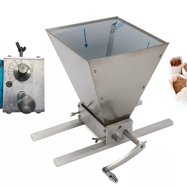 4L Manuelle Getreidemühle Mohnmühle Schrotmühle Kornmühle Kaffeemühle mit Triche