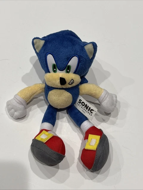 SEGA SONIC THE Hedgehog Peluche 7” Lanzamiento Original 2009 Raro