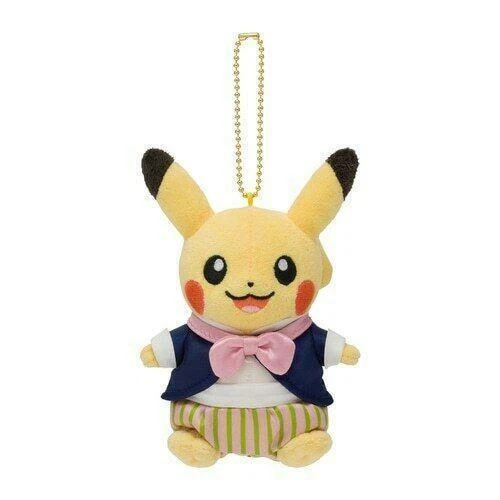 Pokemon Centro Originale Peluche Hannari Tea Party Pikachu Maschio – 22 Cm, Giappone